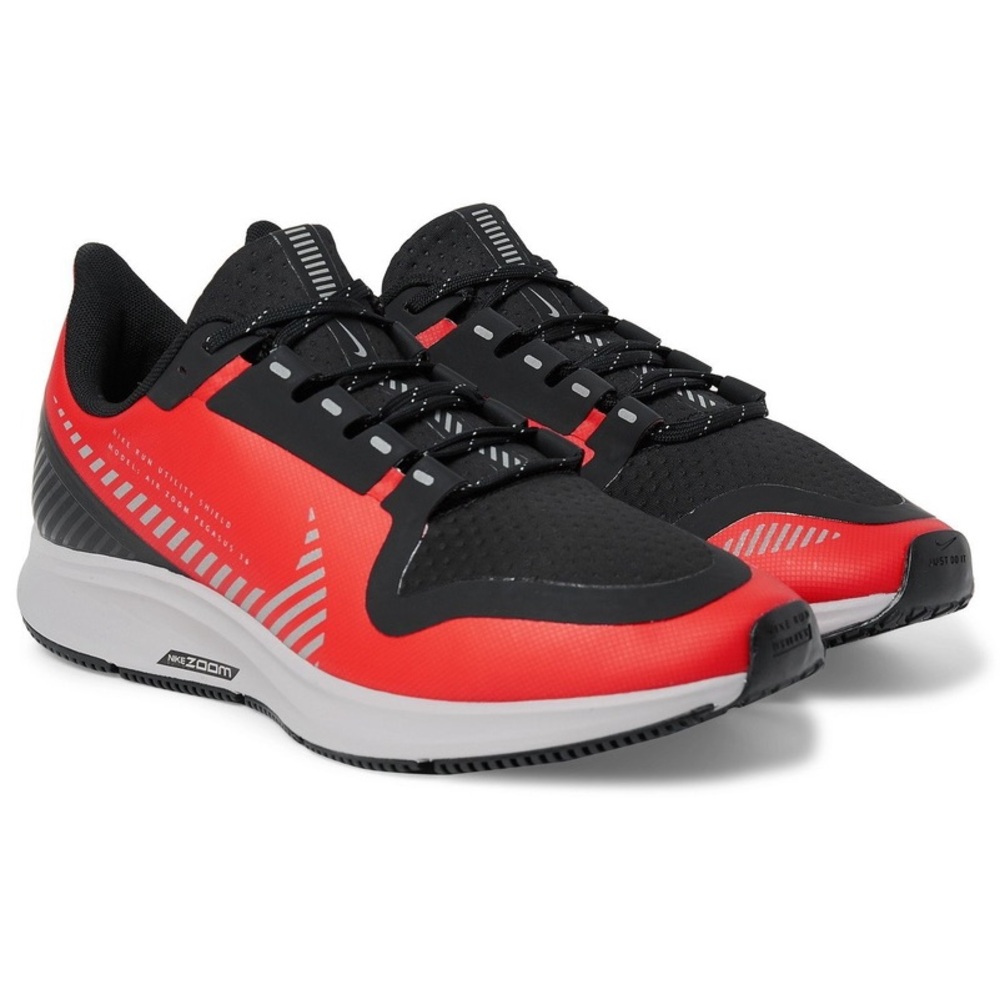 Nike Air Zoom Pegasus 36 Shield‎ AQ8005-600 Red Running Shoes Sneakers Mens 13